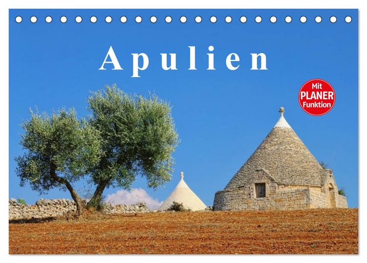 Produktbild: Apulien (Tischkalender 2026 DIN A5 quer), CALVENDO Monatskalender