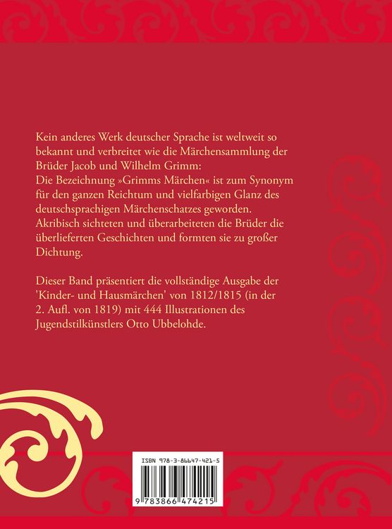 Produktbild: Grimms M&auml;rchen - vollst&auml;ndige und illustrierte Ausgabe (gebundene Ausgabe)