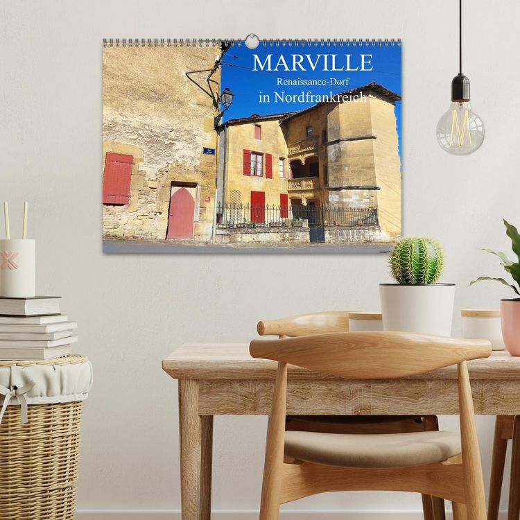 Produktbild: Marville - Renaissance-Dorf in Nordfrankreich (Wandkalender 2026 DIN A3 quer), CALVENDO Monatskalender