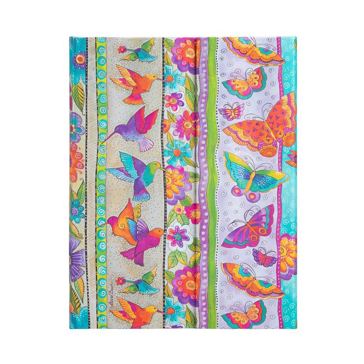 Produktbild: Hardcover Notizbuch Kolibri und Schmetterlinge, Ultra, Liniert