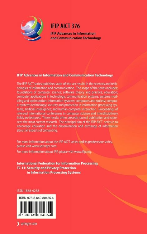 Produktbild: Information Security and Privacy Research