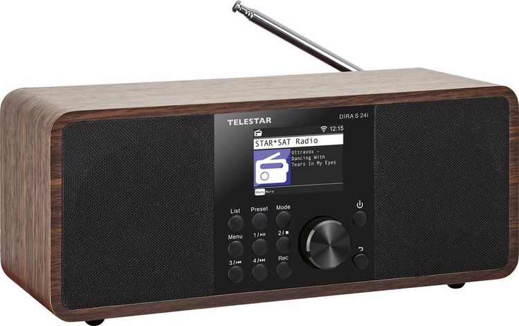 Produktbild: Telestar DIRA S 24i Internet Tischradio Internet, DAB+, UKW AUX, Bluetooth&reg;, DLNA, USB, WLAN, Internetradio Aufnahmefunktion