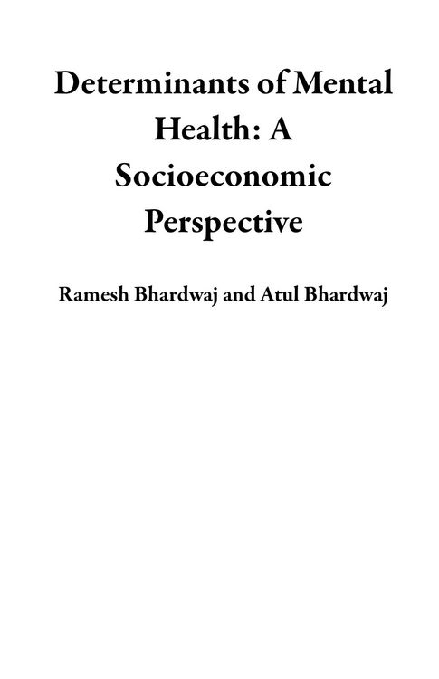 Produktbild: Determinants of Mental Health: A Socioeconomic Perspective