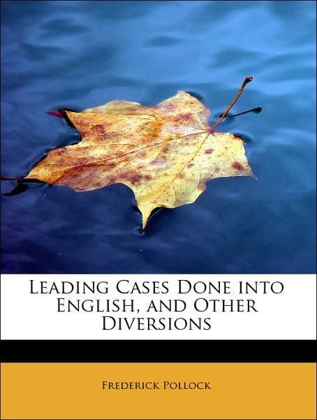 Produktbild: Pollock, F: Leading Cases Done into English, and Other Diver