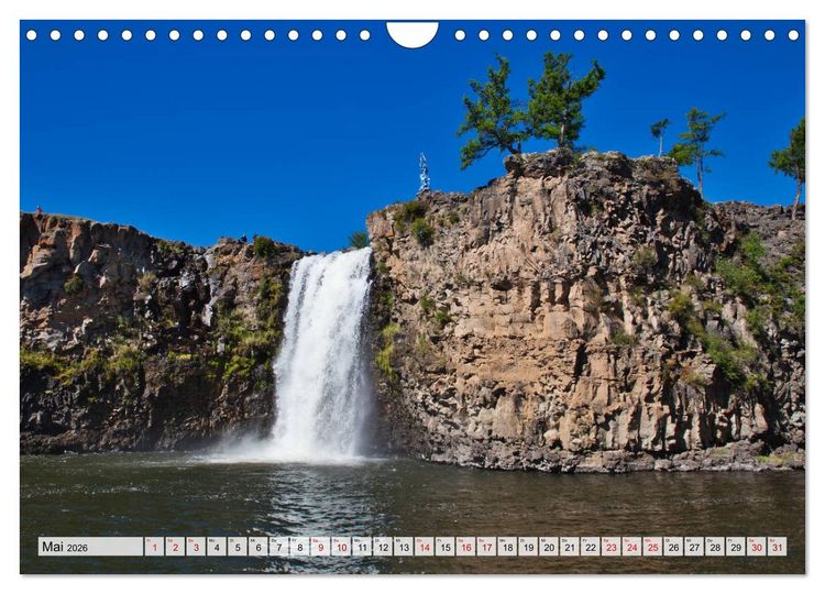 Produktbild: Mongolei Endlose Weite (Wandkalender 2026 DIN A4 quer), CALVENDO Monatskalender