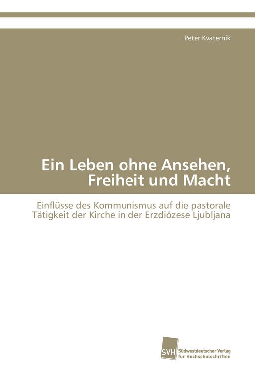 Produktbild: Ein Leben ohne Ansehen, Freiheit und Macht