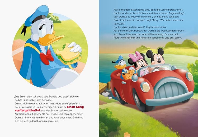 Produktbild: Alltagshelden - Gef&uuml;hle lernen mit Disney: Disney Micky Maus & Freunde - Eins nach dem anderen, Donald! &Uuml;ber Achtsamkeit und Gelassenheit.