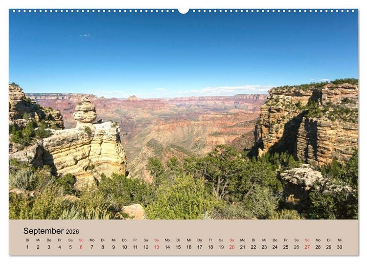 Produktbild: Faszination USA - traumhafter S&uuml;dwesten (hochwertiger Premium Wandkalender 2026 DIN A2 quer), Kunstdruck in Hochglanz