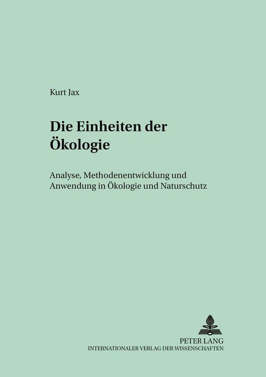Produktbild: Die Einheiten der &Ouml;kologie