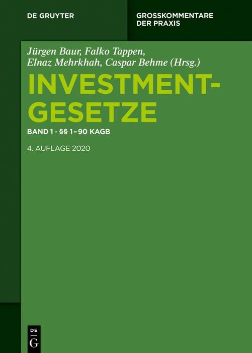 Produktbild: &sect;&sect; 1 - 90 KAGB