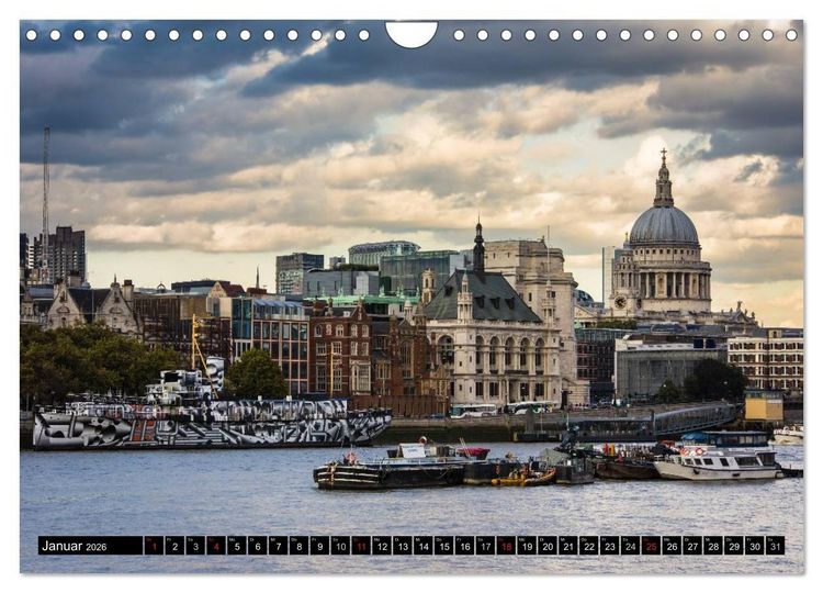 Produktbild: Wundervolles London (Wandkalender 2026 DIN A4 quer), CALVENDO Monatskalender