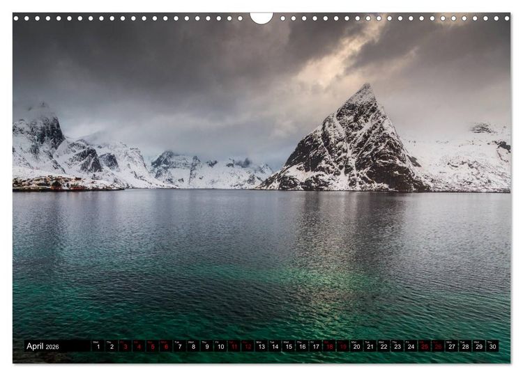 Produktbild: Lofoten. Nature Water Light (Wall Calendar 2026 DIN A3 landscape), CALVENDO 12 Month Wall Calendar