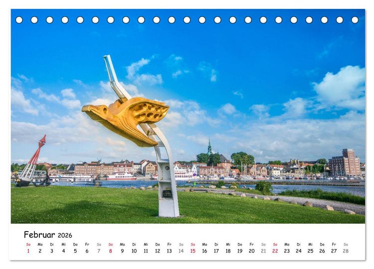 Produktbild: Deutschland- Nordsee und Ostsee (Tischkalender 2026 DIN A5 quer), CALVENDO Monatskalender