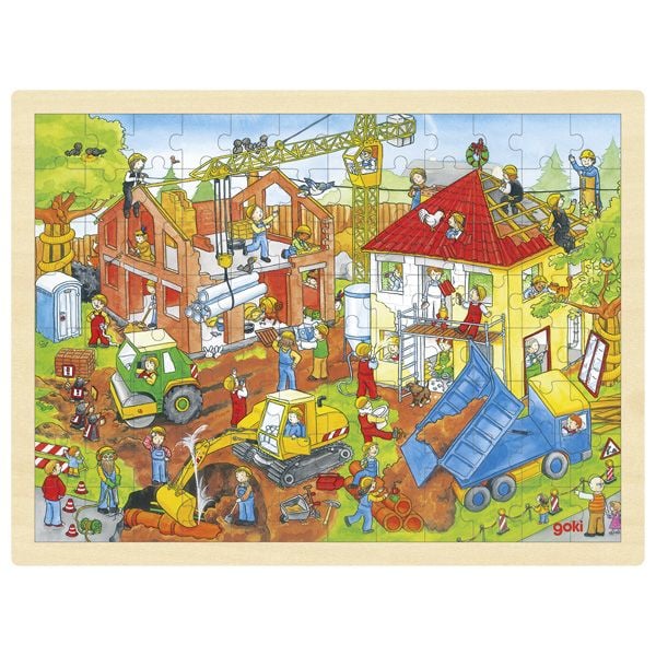 Produktbild: Einlegepuzzle Baustelle