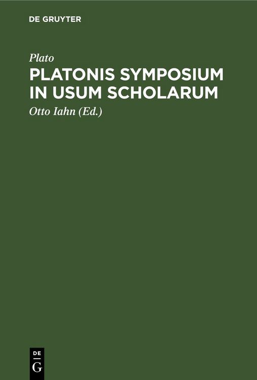 Produktbild: Platonis symposium in usum scholarum