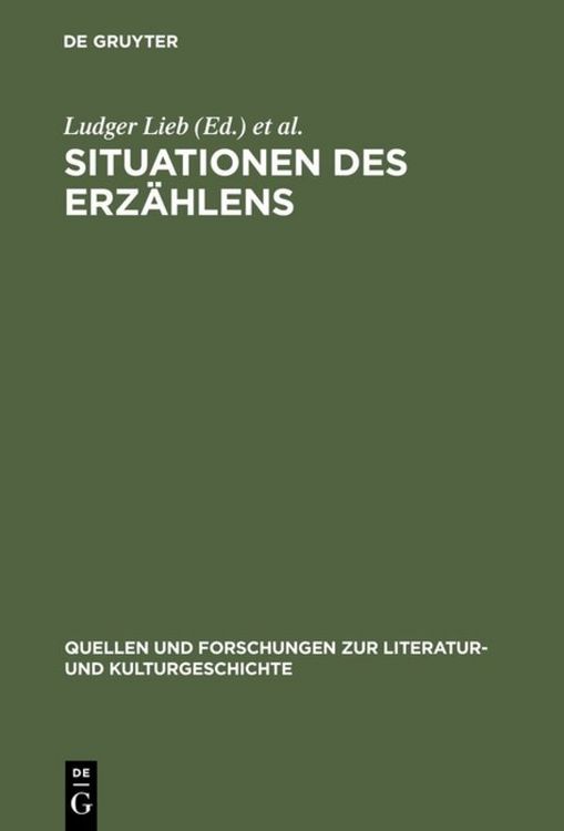 Produktbild: Situationen des Erz&auml;hlens