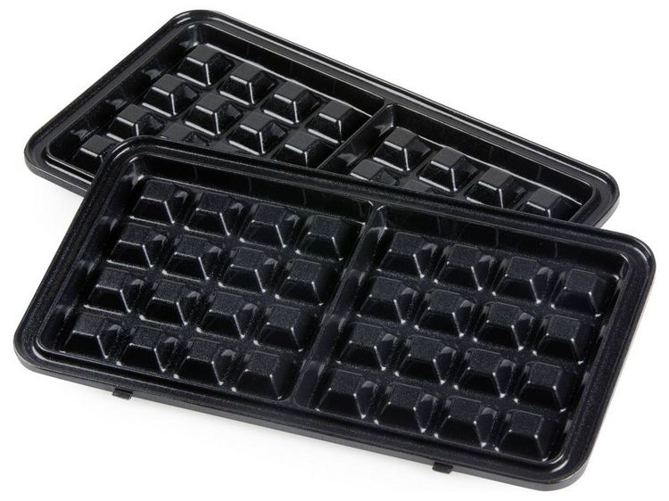 Produktbild: DOMO SANDWICH-WAFFEL-GRILL 3-IN-1 INKY BLACK Sandwichmaker Schwarz