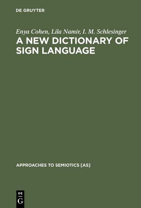 Produktbild: A New Dictionary of Sign Language