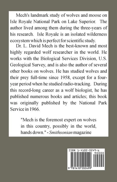 Produktbild: Wolves of Isle Royale, The