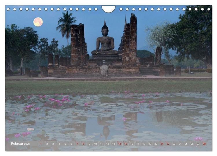 Produktbild: Vollmond - Momente der Ruhe (Wandkalender 2026 DIN A4 quer), CALVENDO Monatskalender
