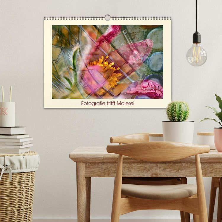 Produktbild: Fotografie trifft Malerei (Wandkalender 2026 DIN A3 quer), CALVENDO Monatskalender