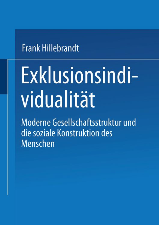 Produktbild: Exklusionsindividualit&auml;t