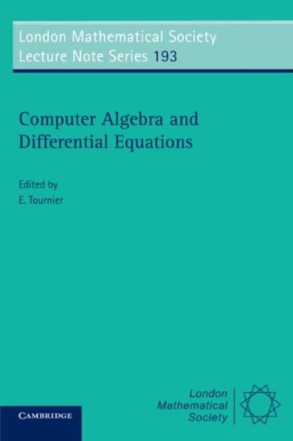 Produktbild: Computer Algebra and Differential Equations