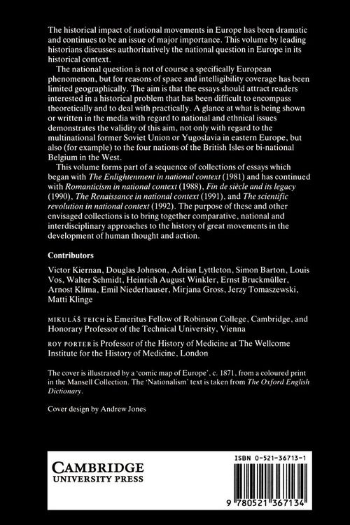 Produktbild: The National Question in Europe in Historical Context
