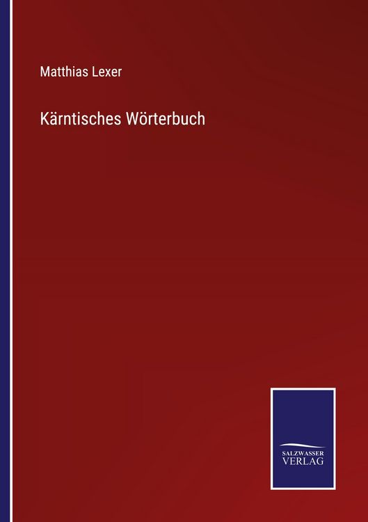 Produktbild: K&auml;rntisches W&ouml;rterbuch