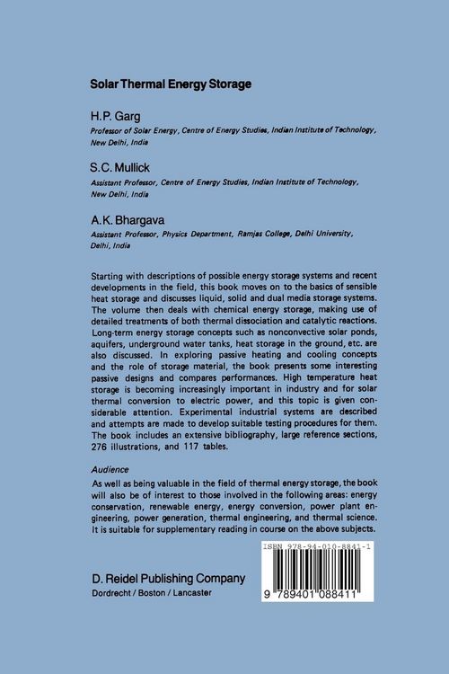 Produktbild: Solar Thermal Energy Storage