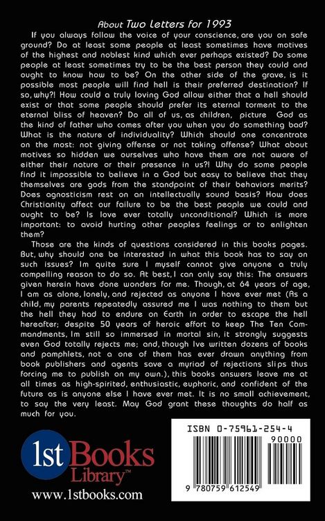 Produktbild: Two Letters for 1993