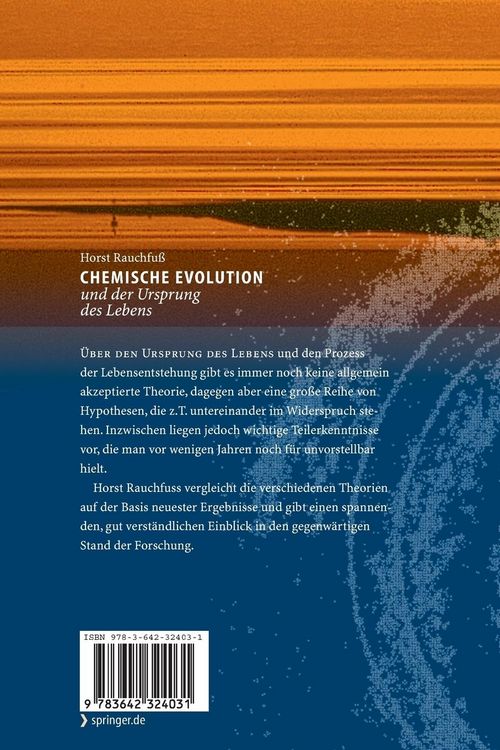 Produktbild: Chemische Evolution und der Ursprung des Lebens