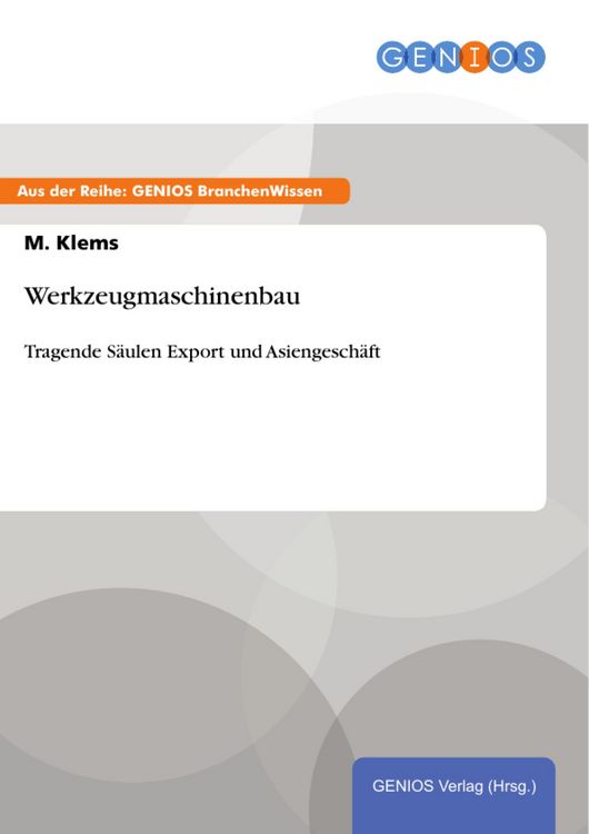 Produktbild: Werkzeugmaschinenbau