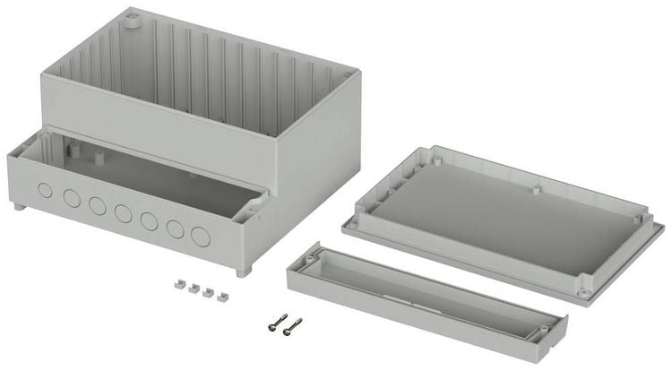Produktbild: Bopla REGLOCARD RCP 250 F Wand-Geh&auml;use 257 x 217 x 112 ABS Hellgrau 1St.