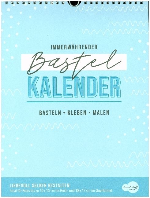 Produktbild: Immerw&auml;hrender Bastelkalender A4+ 12 Monate