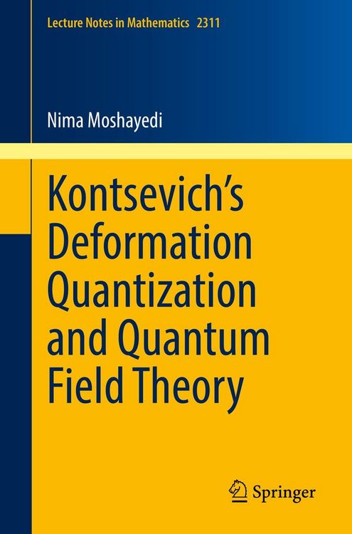 Produktbild: Kontsevich's Deformation Quantization and Quantum Field Theory