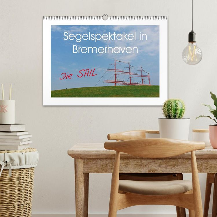 Produktbild: Segelspektakel in Bremerhaven. Die Sail (Wandkalender 2026 DIN A3 quer), CALVENDO Monatskalender