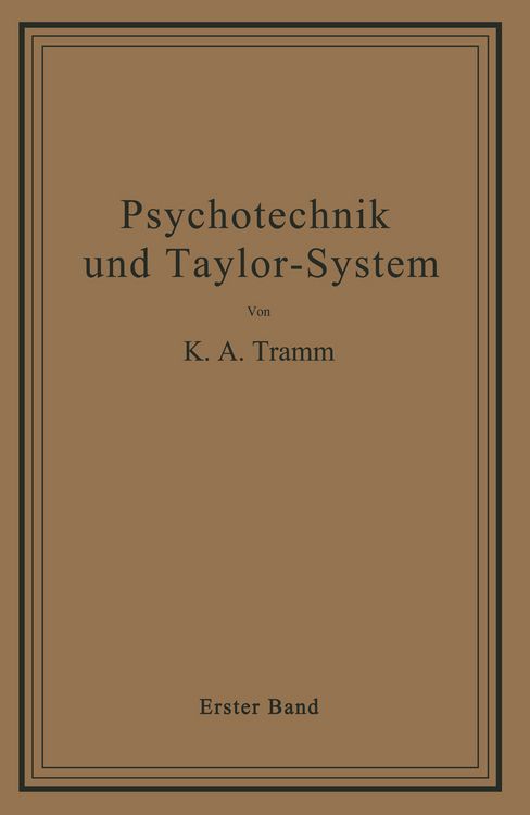 Produktbild: Psychotechnik und Taylor-System