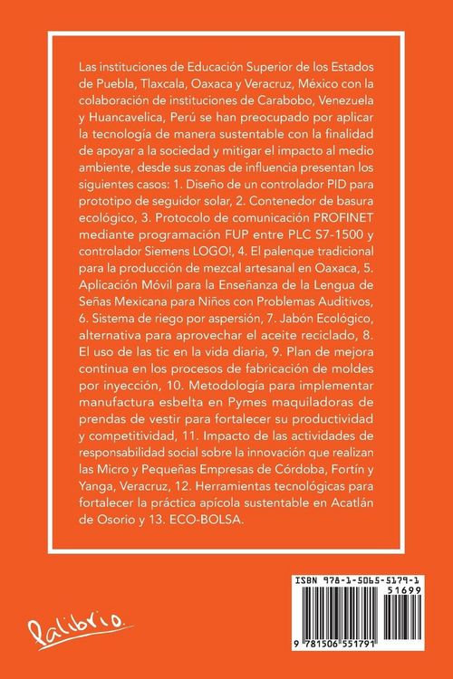 Produktbild: Aplicaci&oacute;n de tecnolog&iacute;as para la sustentabilidad y su impacto en el medio ambiente y la sociedad