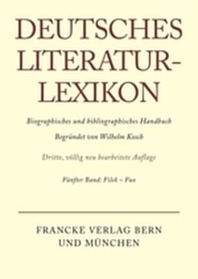 Produktbild: Deutsches Literatur-Lexikon / Filek - Fux
