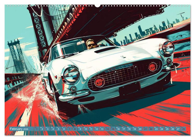 Produktbild: Adrenaline on the Road (Wall Calendar 2026 DIN A2 landscape), CALVENDO 12 Month Wall Calendar