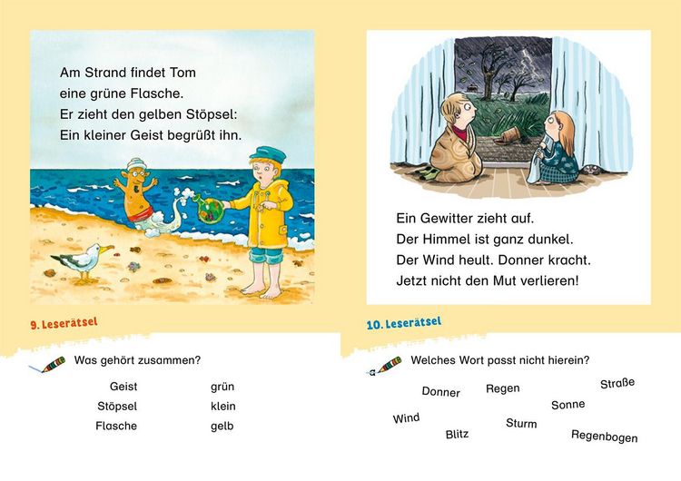 Produktbild: Duden Leseprofi &ndash; Spannende Leser&auml;tsel zum Schulstart: Abenteuer und Magie, 1. Klasse