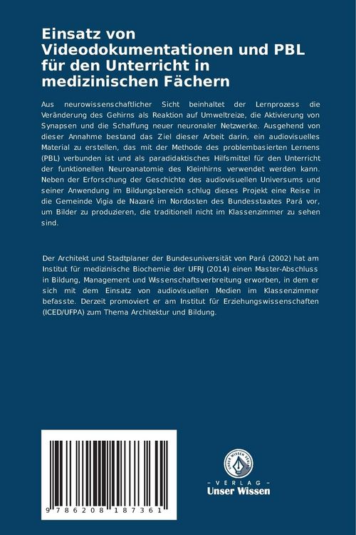 Produktbild: Einsatz von Videodokumentationen und PBL f&uuml;r den Unterricht in medizinischen F&auml;chern