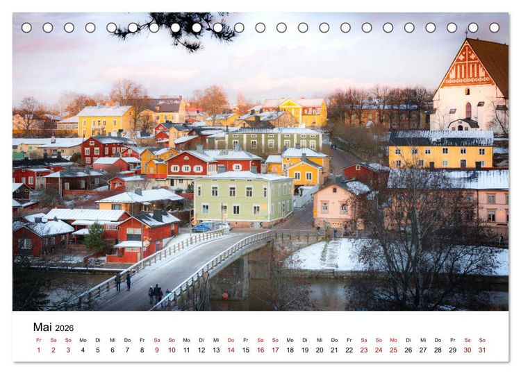 Produktbild: Finnland - Eine bezaubernde Reise in den Norden. (Tischkalender 2026 DIN A5 quer), CALVENDO Monatskalender