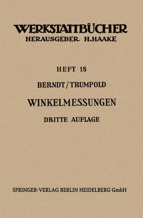 Produktbild: Technische Winkelmessungen