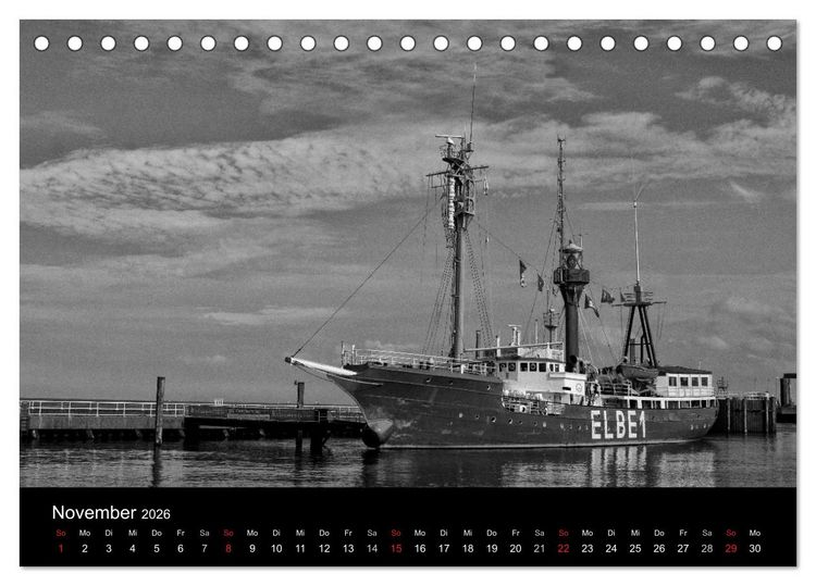 Produktbild: Willkommen in Cuxhaven (Tischkalender 2026 DIN A5 quer), CALVENDO Monatskalender