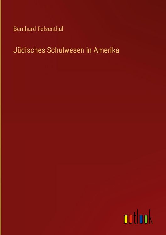 Produktbild: J&uuml;disches Schulwesen in Amerika