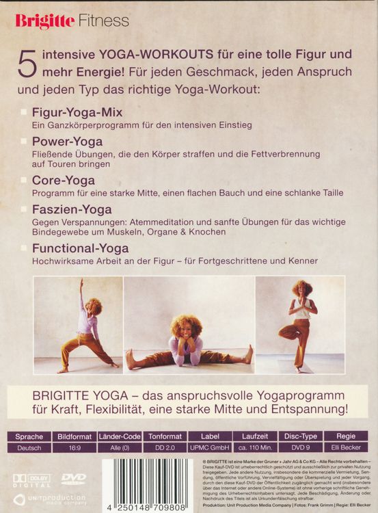 Produktbild: Brigitte - Yoga - Power-Yoga, Core-Yoga, Faszien-Yoga