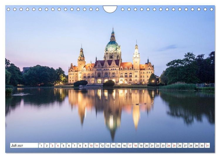 Produktbild: Hannover - Momente einer Reise (Wandkalender 2027 DIN A4 quer), CALVENDO Monatskalender