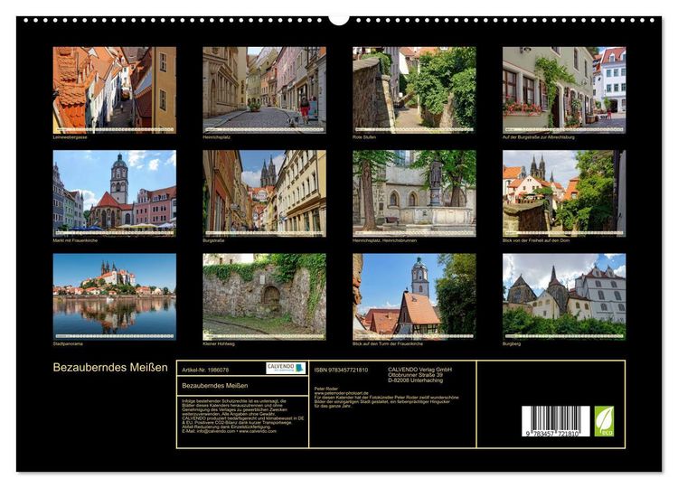 Produktbild: Bezauberndes Mei&szlig;en (hochwertiger Premium Wandkalender 2026 DIN A2 quer), Kunstdruck in Hochglanz
